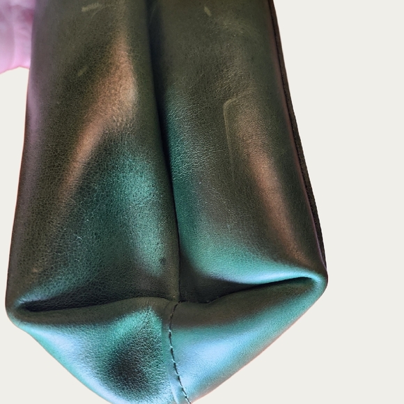 Portland Leather Cowboy Mint Mini Crossbody Tote Bag with Minimalist Design, EUC - Picture 9 of 17